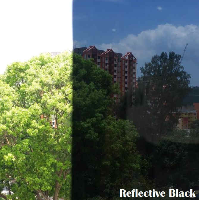 solar film Reflective Black