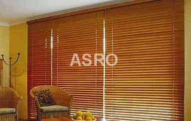 wooden blinds