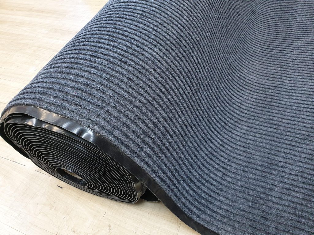 Rib mat roll - Grey
