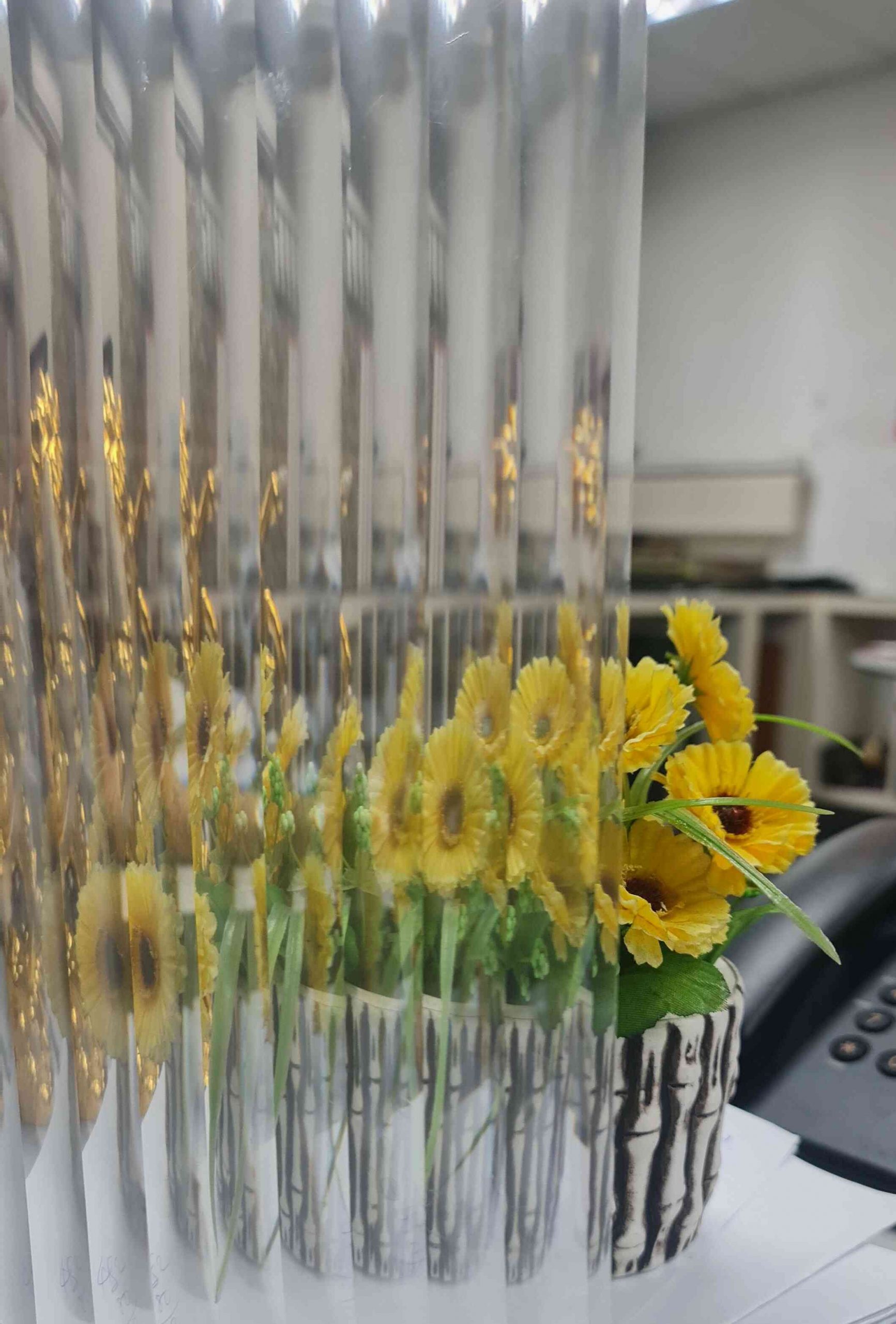 Reeded Film or fluted film